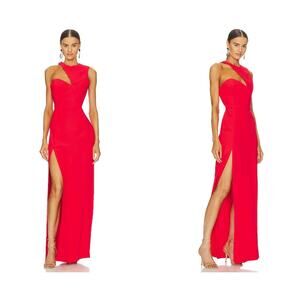 Amanda Uprichard x REVOLVE Gilda Gown in Crimson